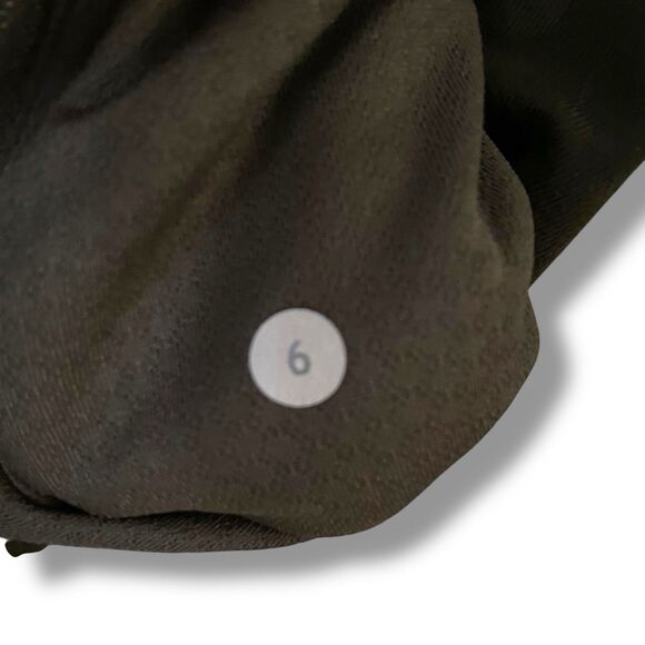 Lululemon Forme Full Zip Jacket Cuffins Savasana Camo Fatigue Green Size 6 - Picture 8 of 8